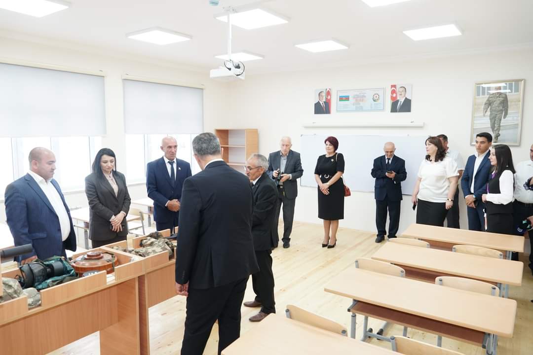 Zaqatala rayonunun Muğanlı kənd tam orta məktəbinin açılış mərasimi keçirilib